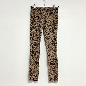 GAP KIDS Girls Animal Print Leggings Elastic Waist Cotton Stretch Size Large